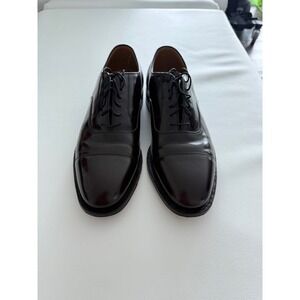 Johnston & Murphy Optima Comfort System Burgundy Leather Cap Toe Oxfords Shoes